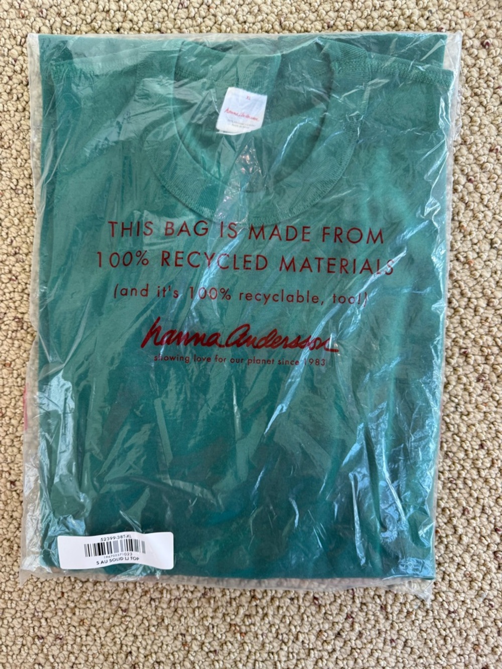Hanna Andersson Teal Long Sleeve Shirt